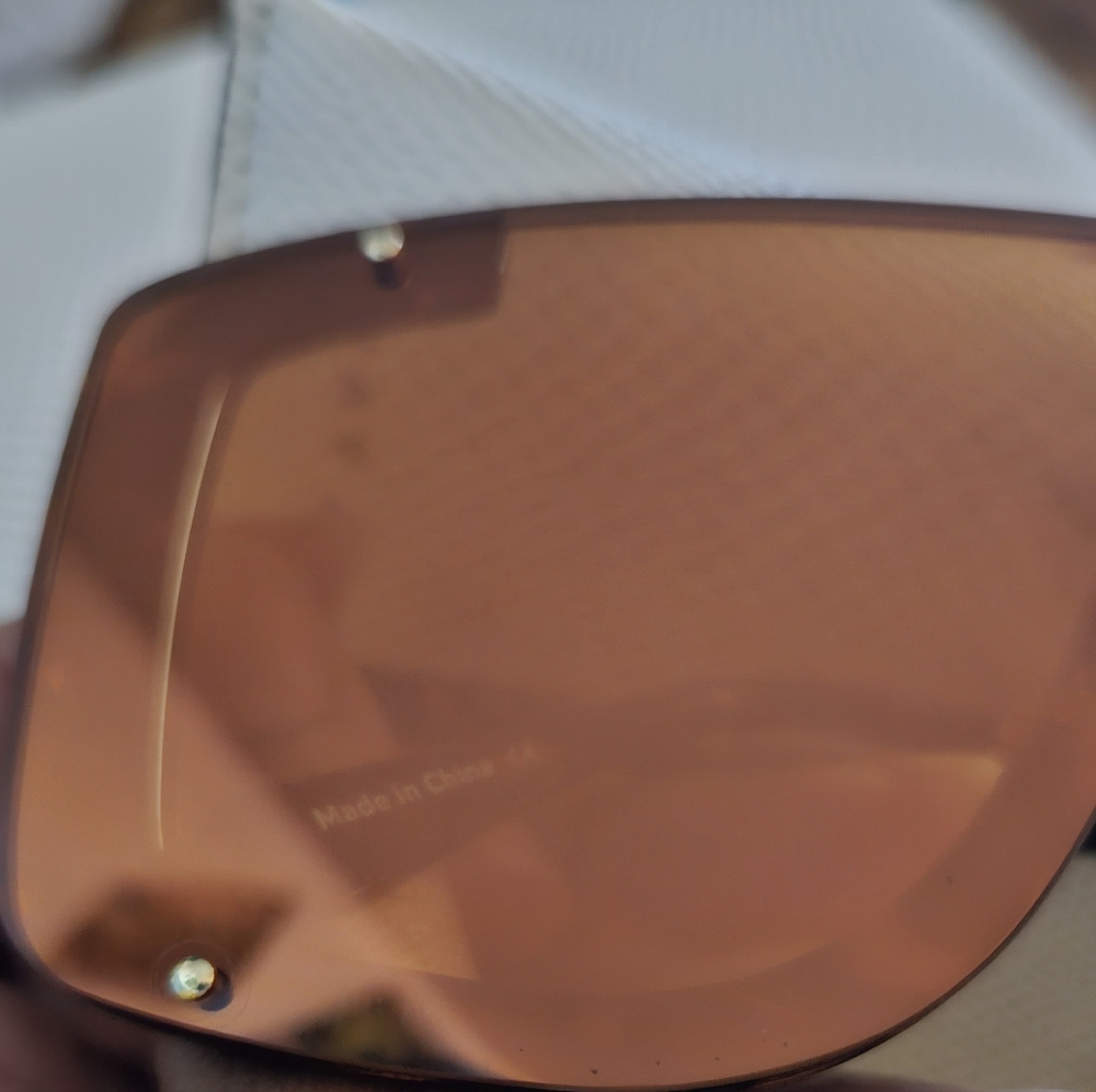 Quay Brown oversized sunglasses
